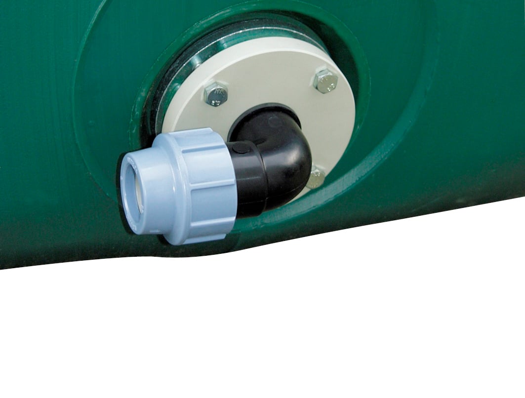 Universal flange con. angle 1"