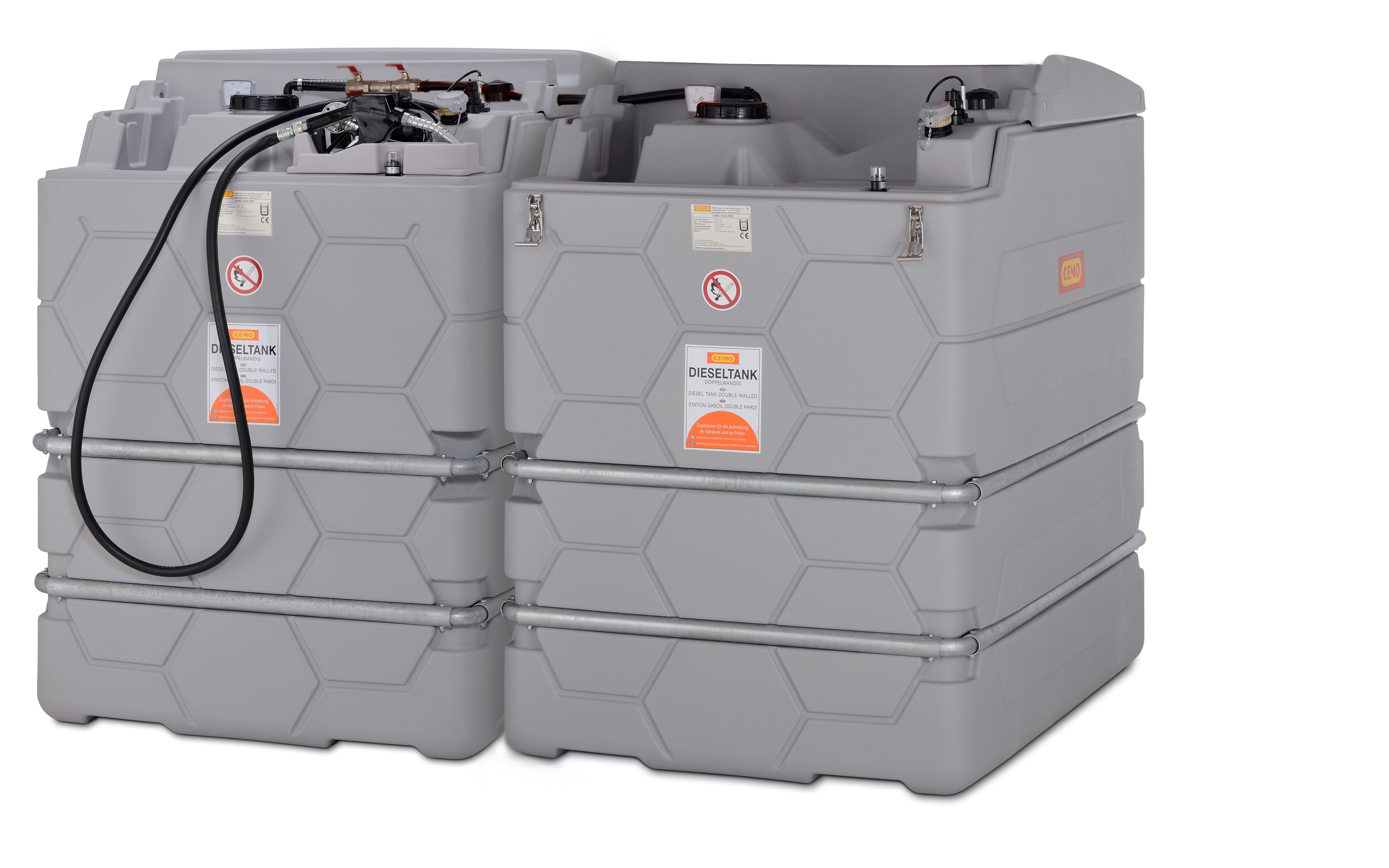 CUBE dieseltanksysteem 5000 l