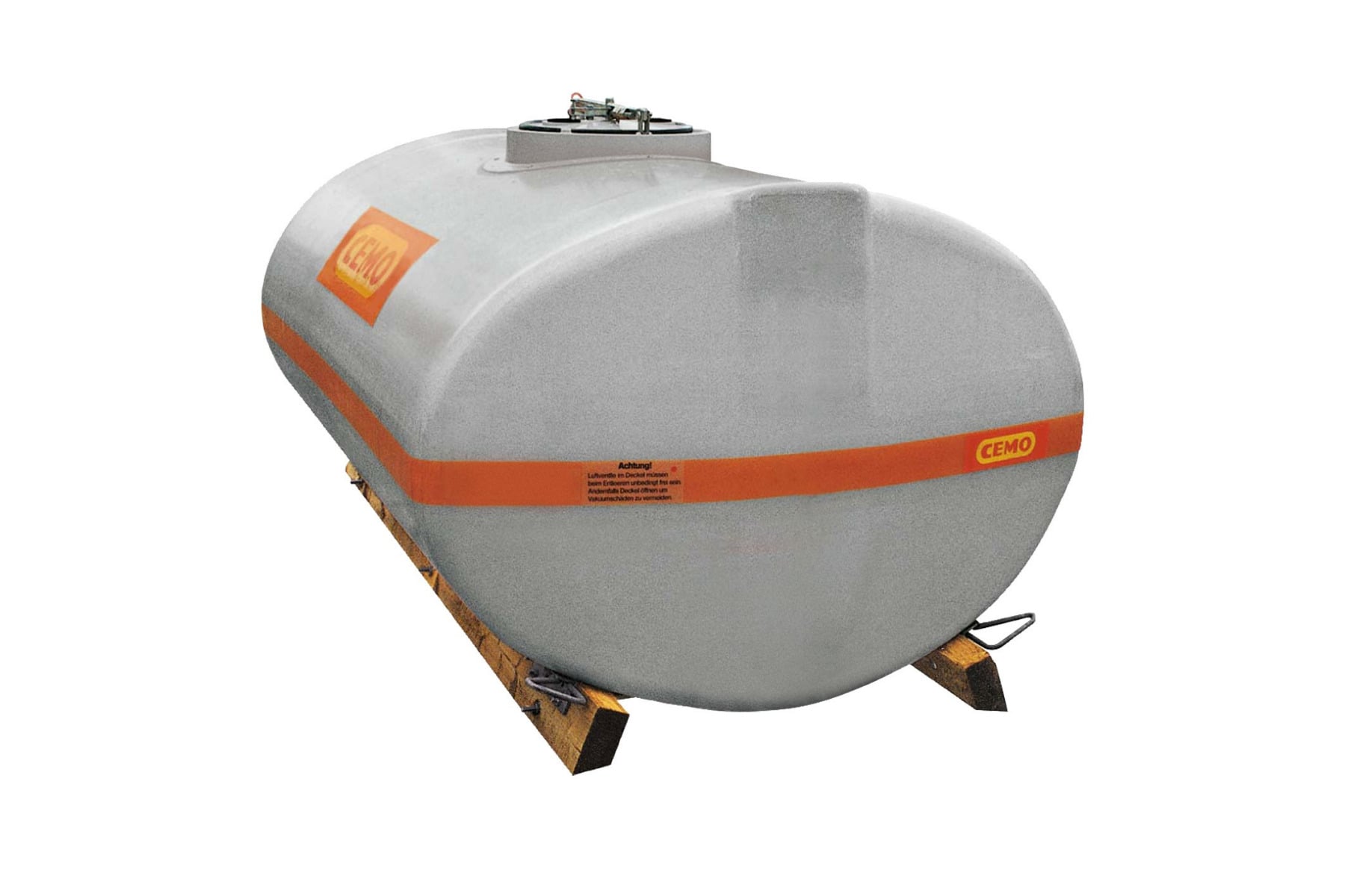 Pasture water tanks, 600 l with dome 360mm, rear