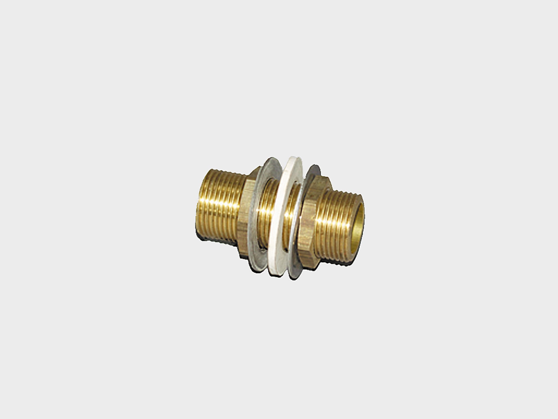 Screw through threaded connector 1"