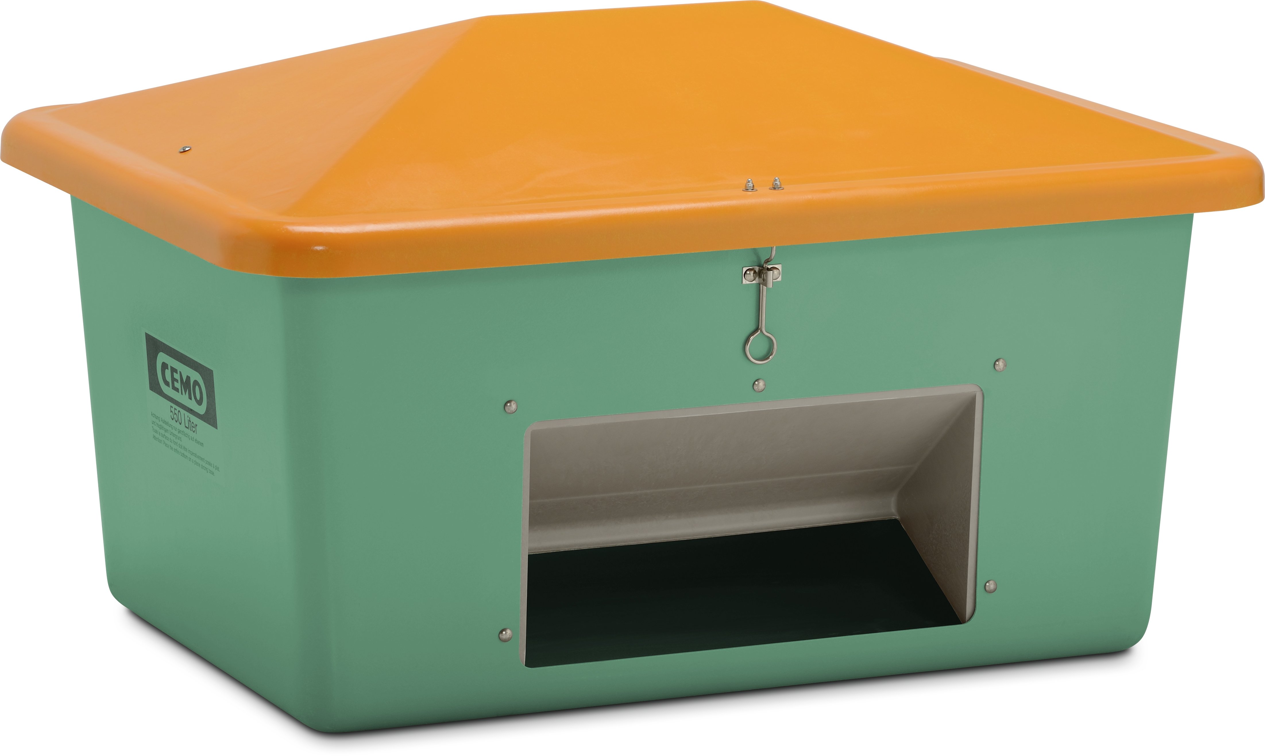 Gritcontainer 550 l met afvoer ****