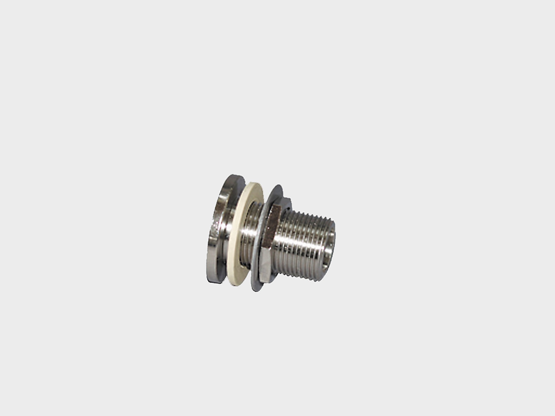 Screw in threaded connec. 1 ½" 1 ½" install. ****