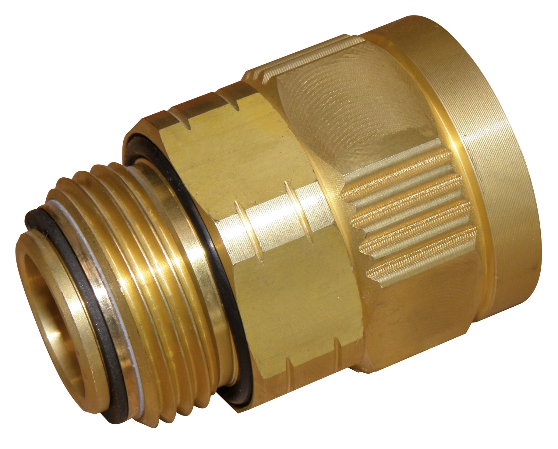 Brass swivel joint, 1" external thread, 1" female thread