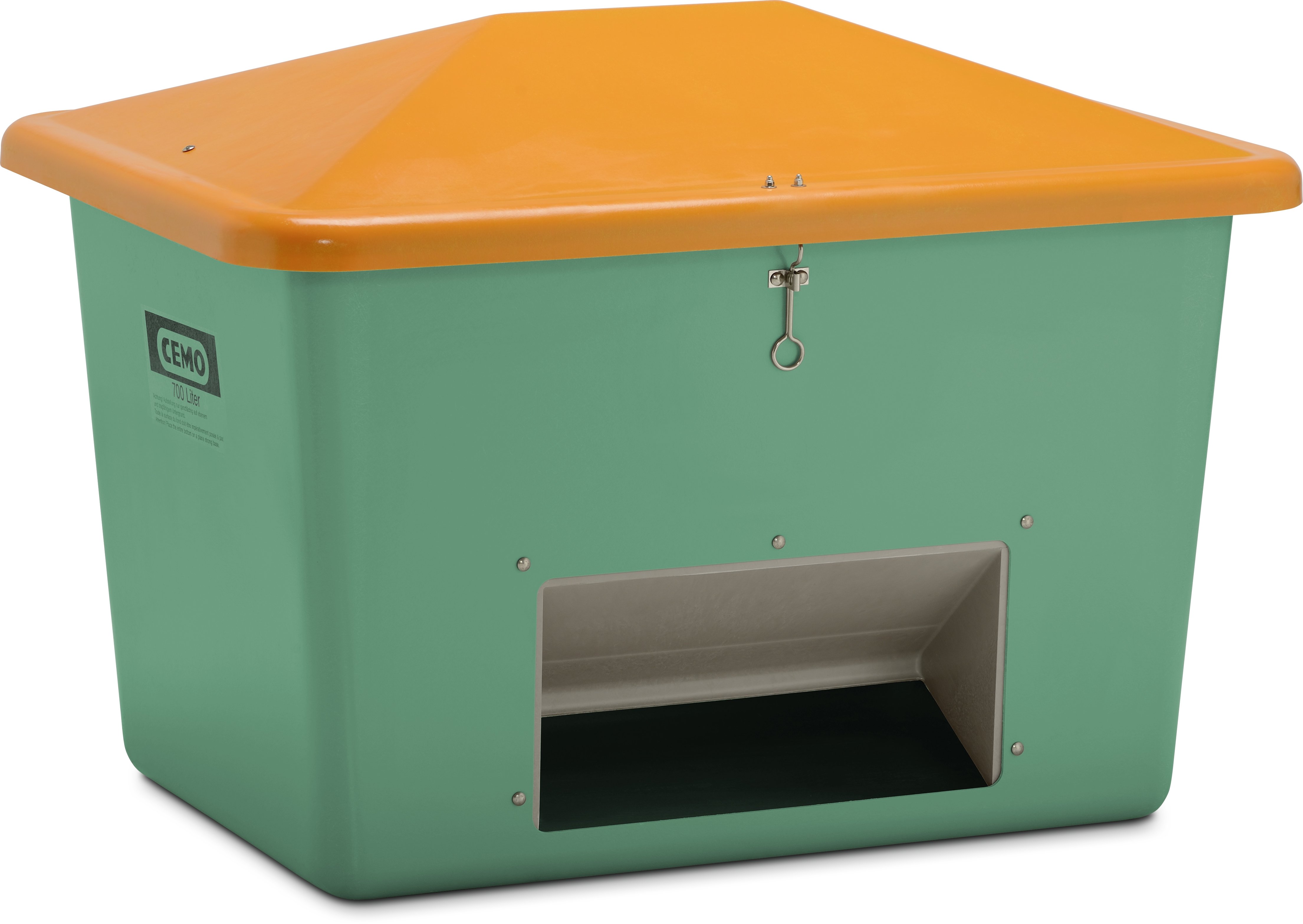 Gritcontainer 700 l met afvoer ****