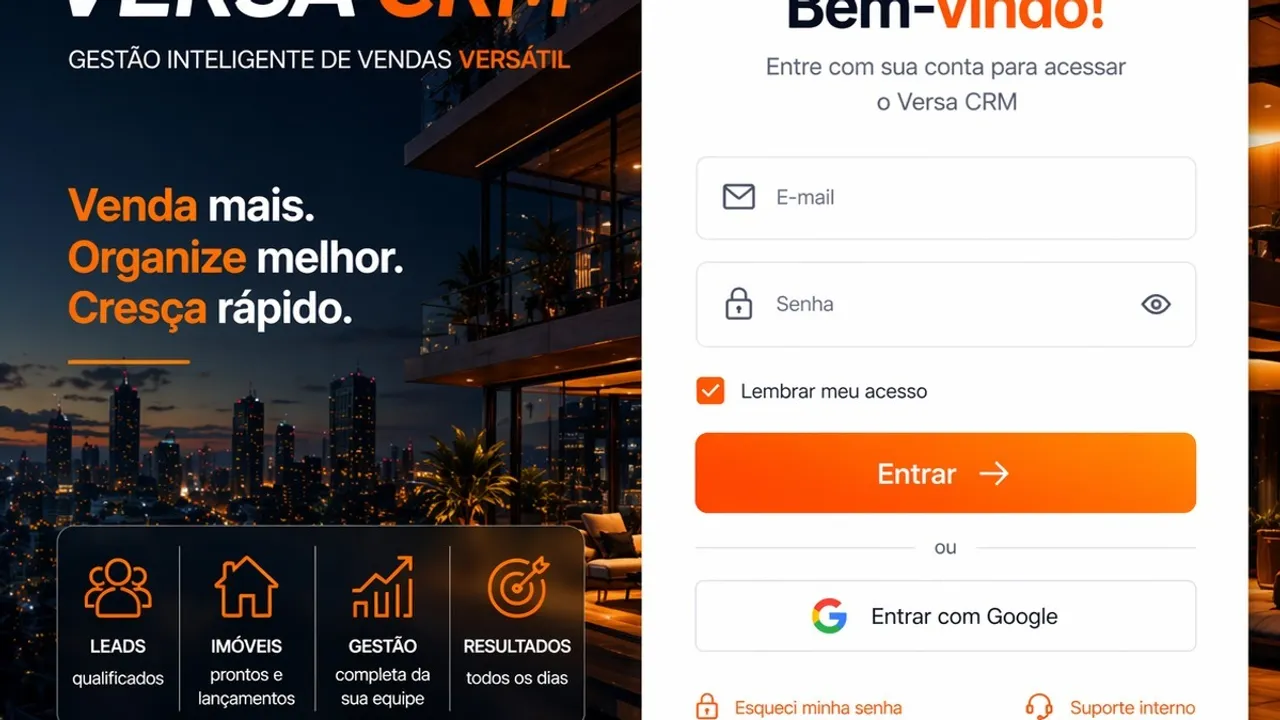 Versa CRM  template preview