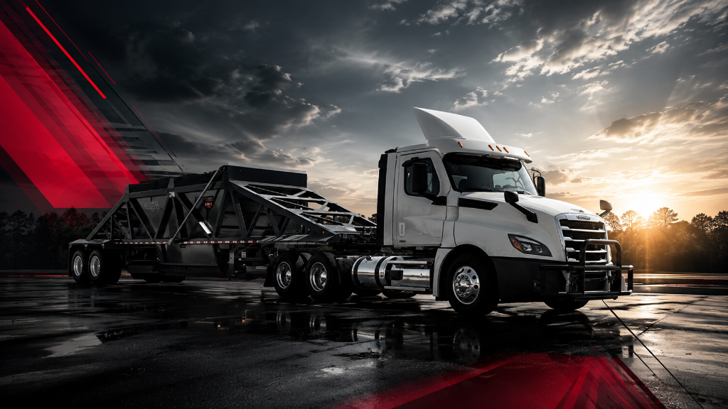 Heavy-duty commercial truck chassis and suspension components