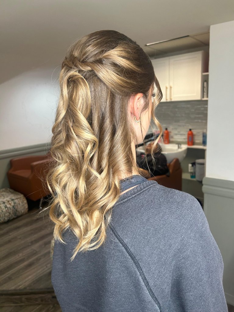 Half Up Style