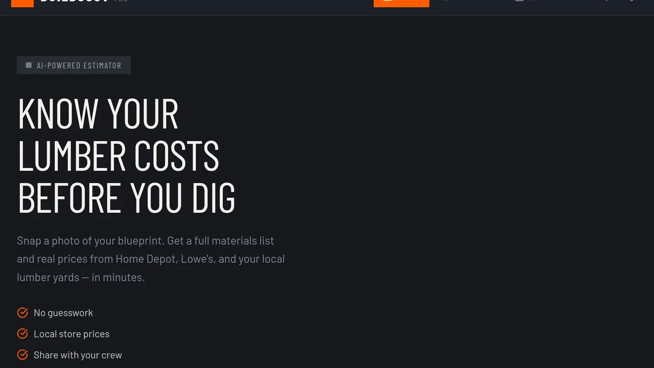 Builder Buddy template preview