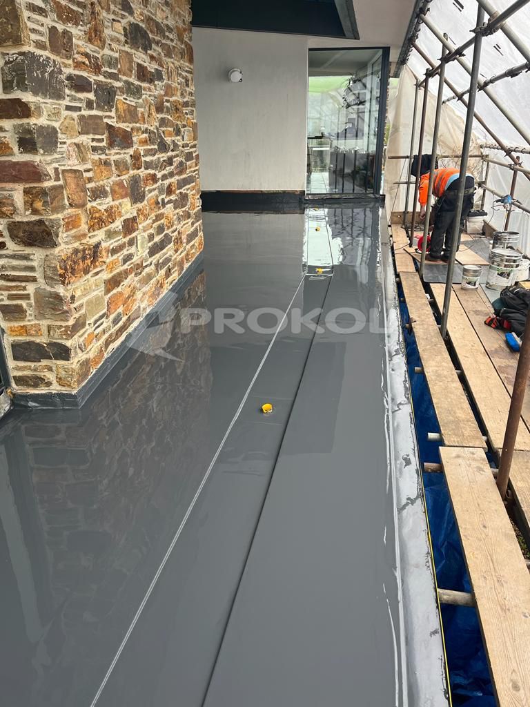 MonoSeal balcony waterproofing application — cold-applied membrane