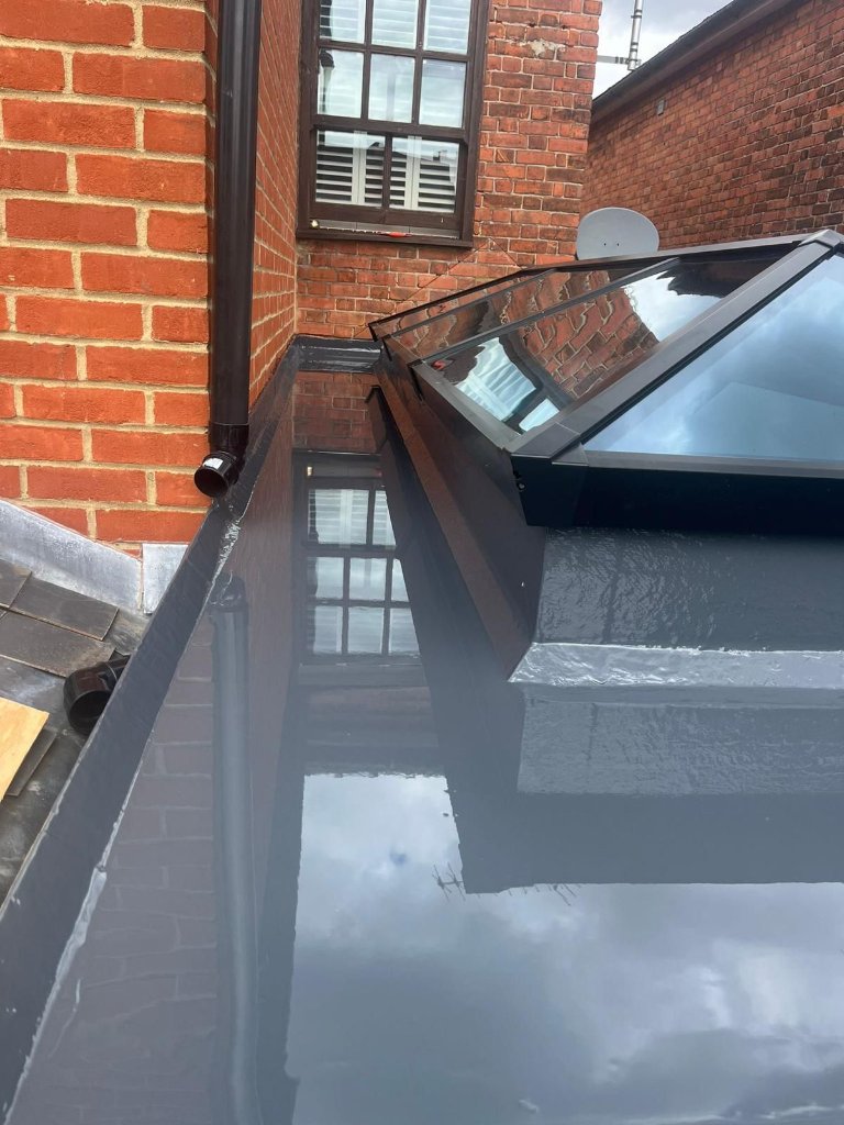 MonoSeal polyurea membrane application — cold-applied flat roof waterproofing by Forti Nova