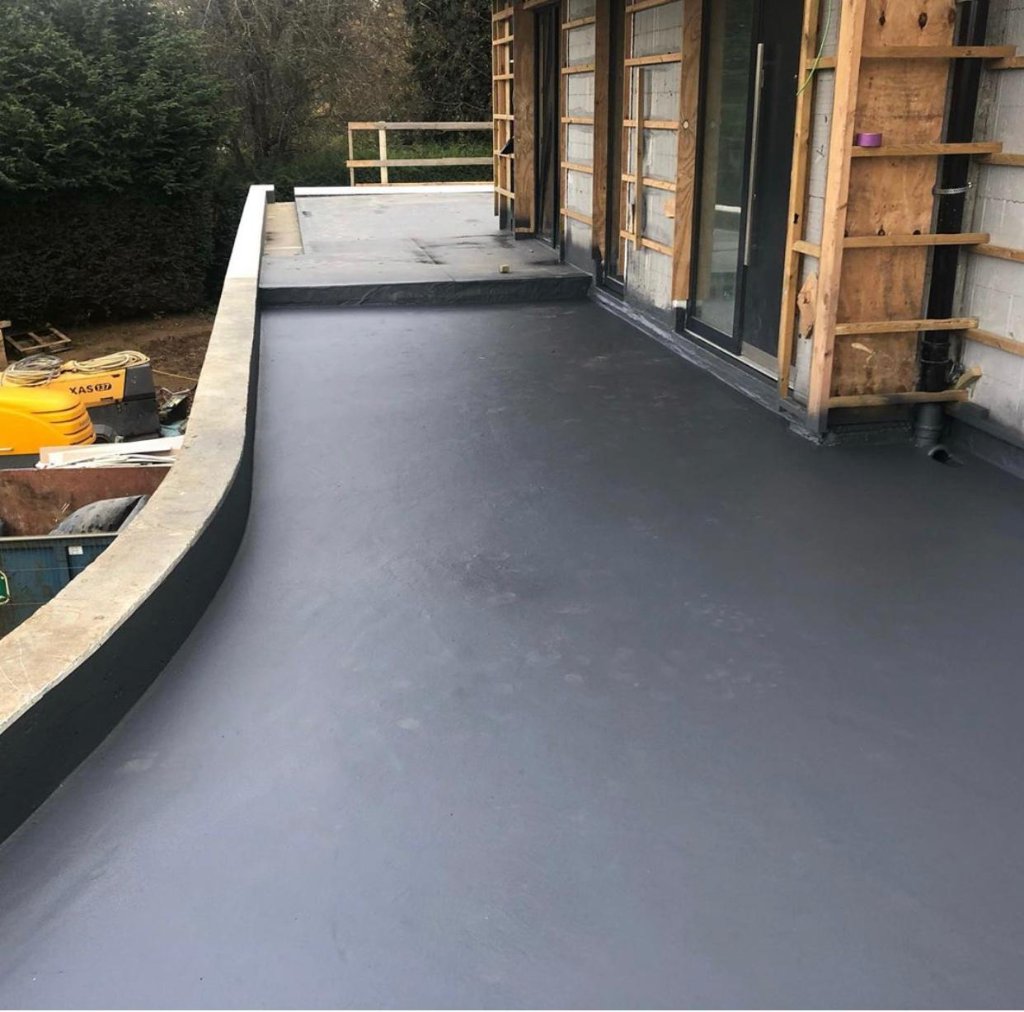 Rocathaan HotSpray PA 260-FR applied across complex geometry and transitions