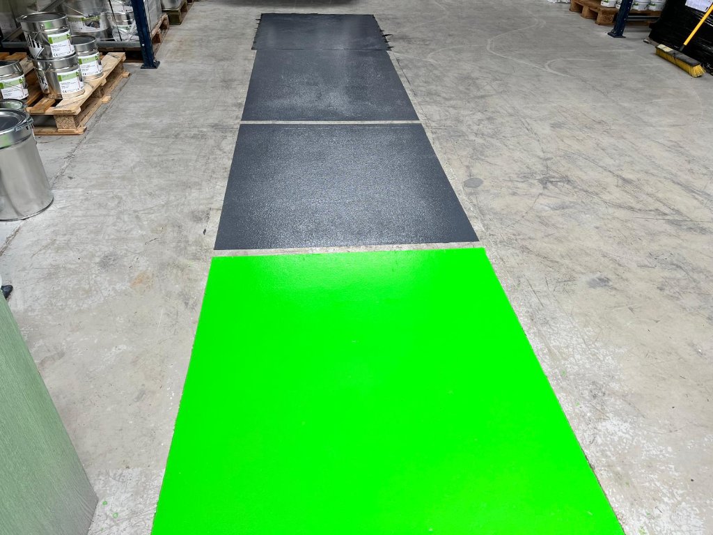 ProFast Flooring colour sample panels — anti-slip and finish options