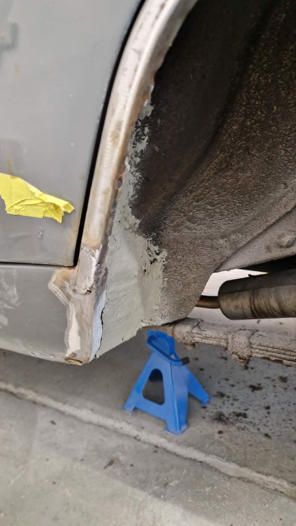 Car wheel arch rust repair and bodywork restoration — M&M Vehicle Repairs