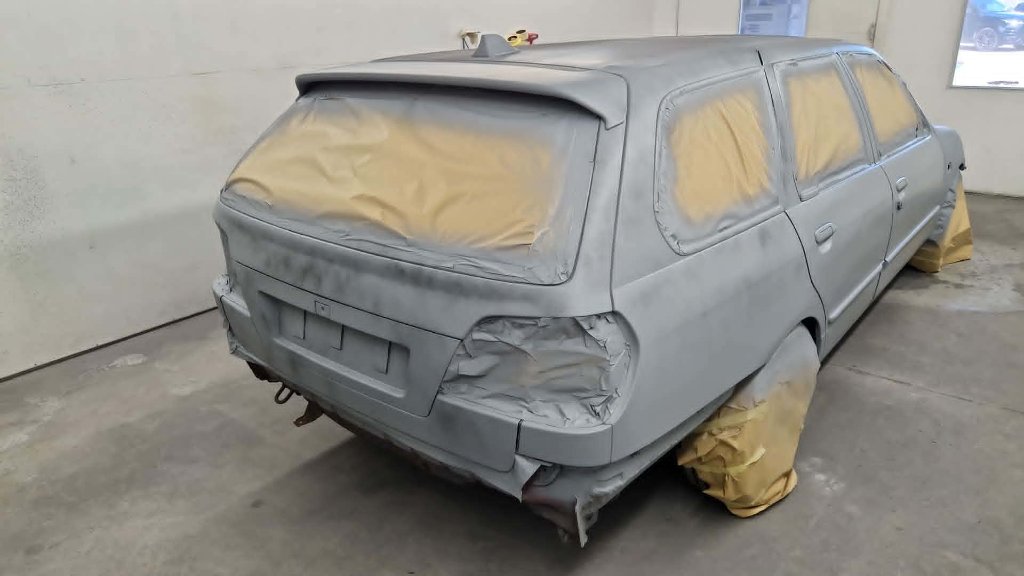 Ford Sierra classic car respray completed — M&M Tewkesbury