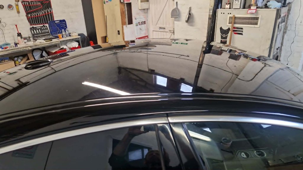 Car panel wing being repaired and prepared — M&M Vehicle Repairs