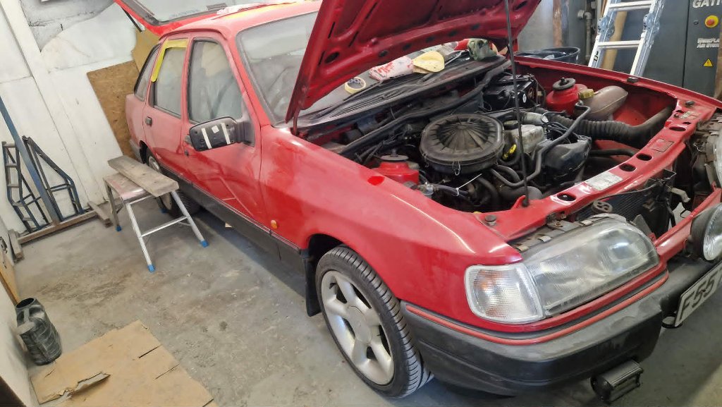 Estate car bodywork paint stripping and restoration — Tewkesbury