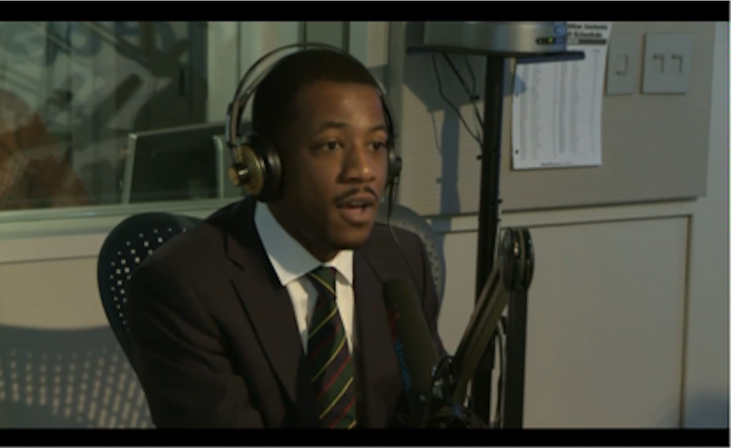 Live radio interview on civic engagement and democracy