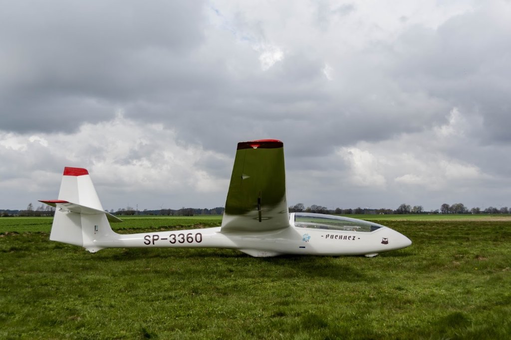 Szybowiec Aeroklubu Słupskiego