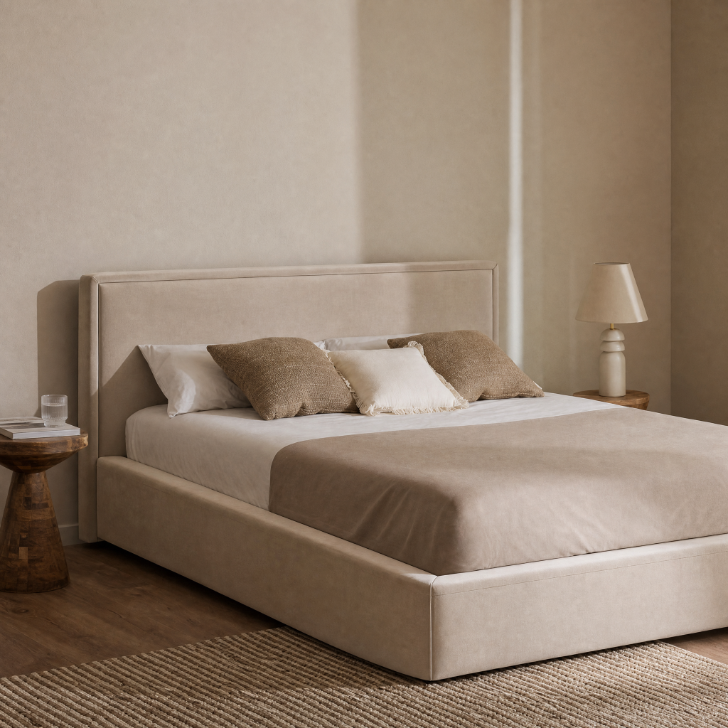 Beveled Edge Bed Frame