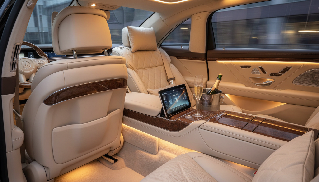 Luxury car interior