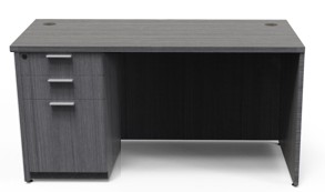Straight Desk 30x66 – Single BBF Pedestal