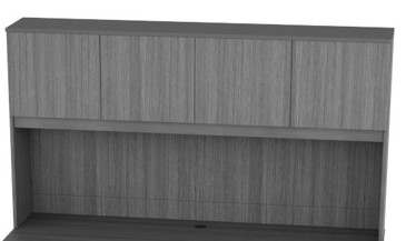 ADD-ON: Overhead Hutch 66"W – Desk Mounted