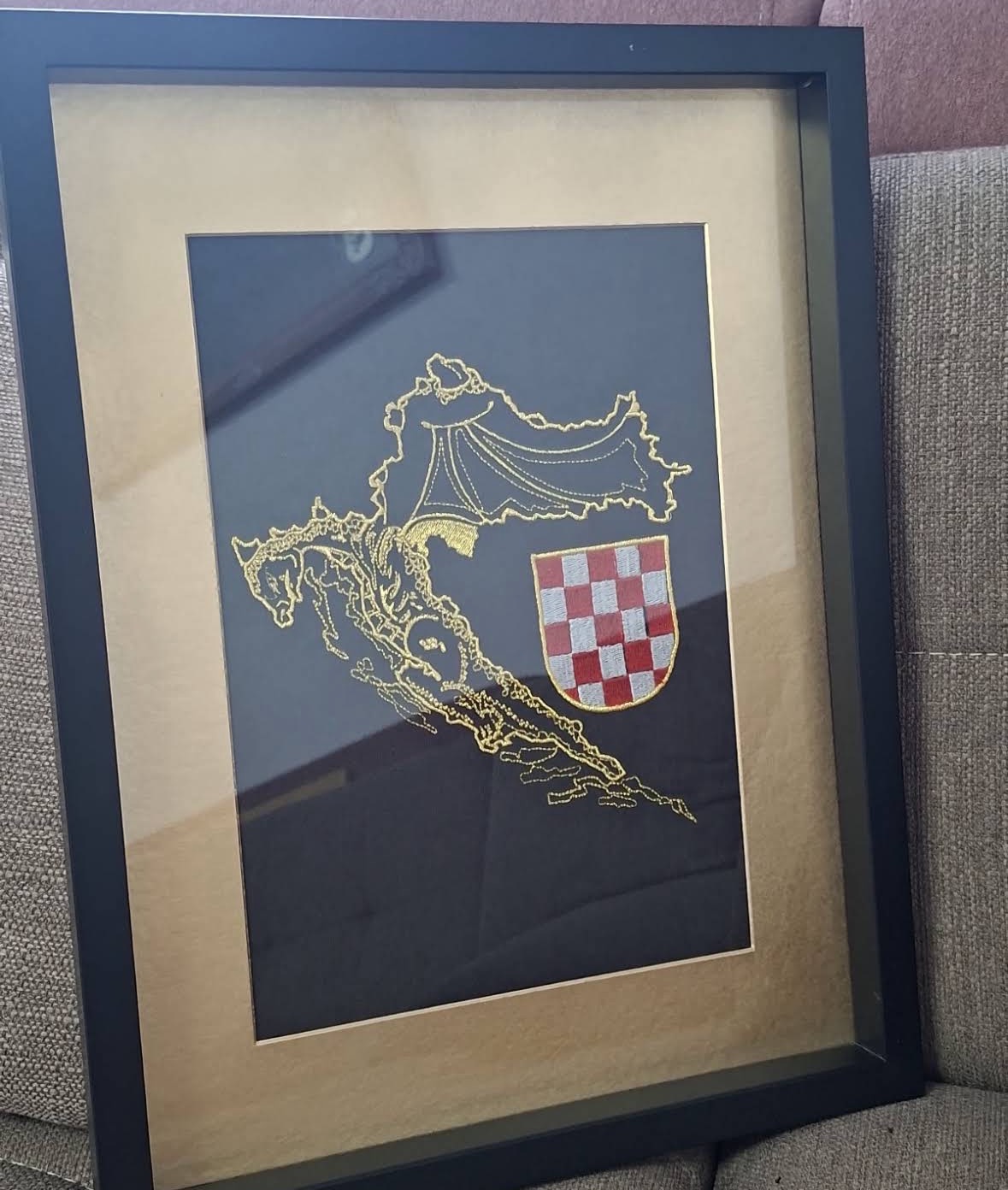 Vezena karta Hrvatske (okvir)