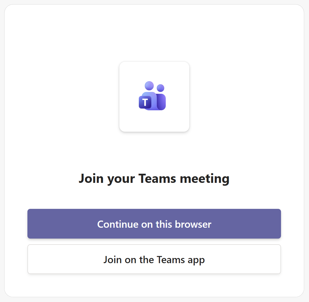 Step 2 — Continue in Your Browser