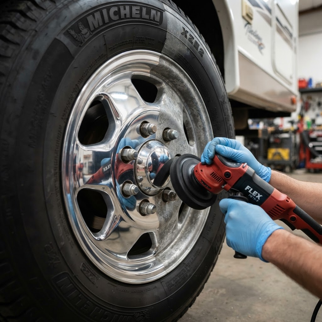 Aluminum Wheel Polishing
