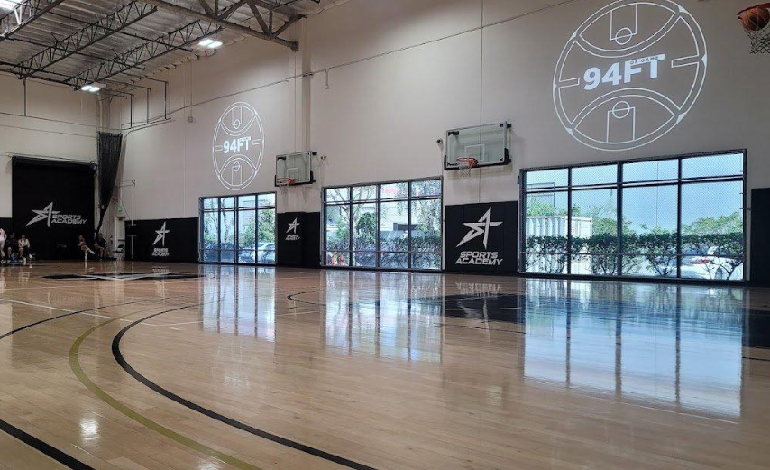 Sports Academy championship basketball courts