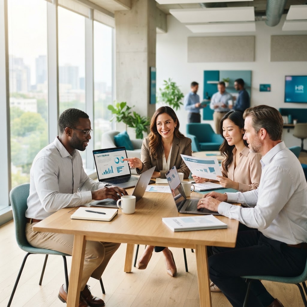 HR team using PayrollOne