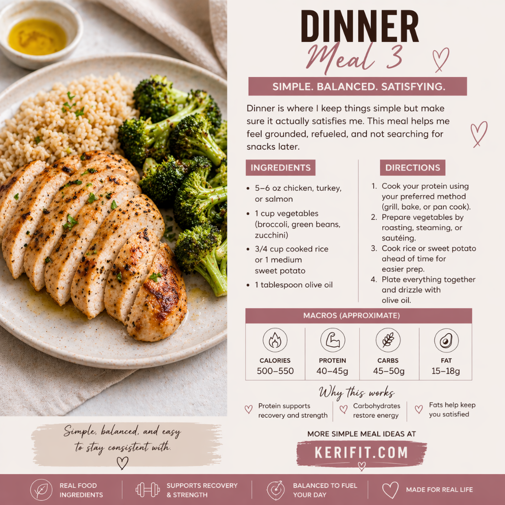 Creamy Chicken & Veggie Bowl