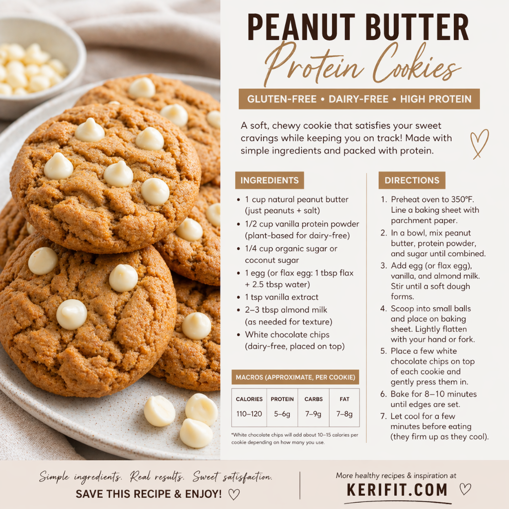 Peanut Butter Protein Cookies