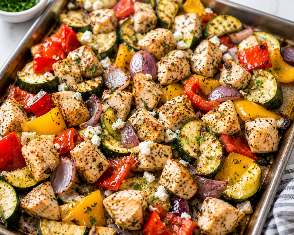 Mediterranean Sheet Pan Chicken