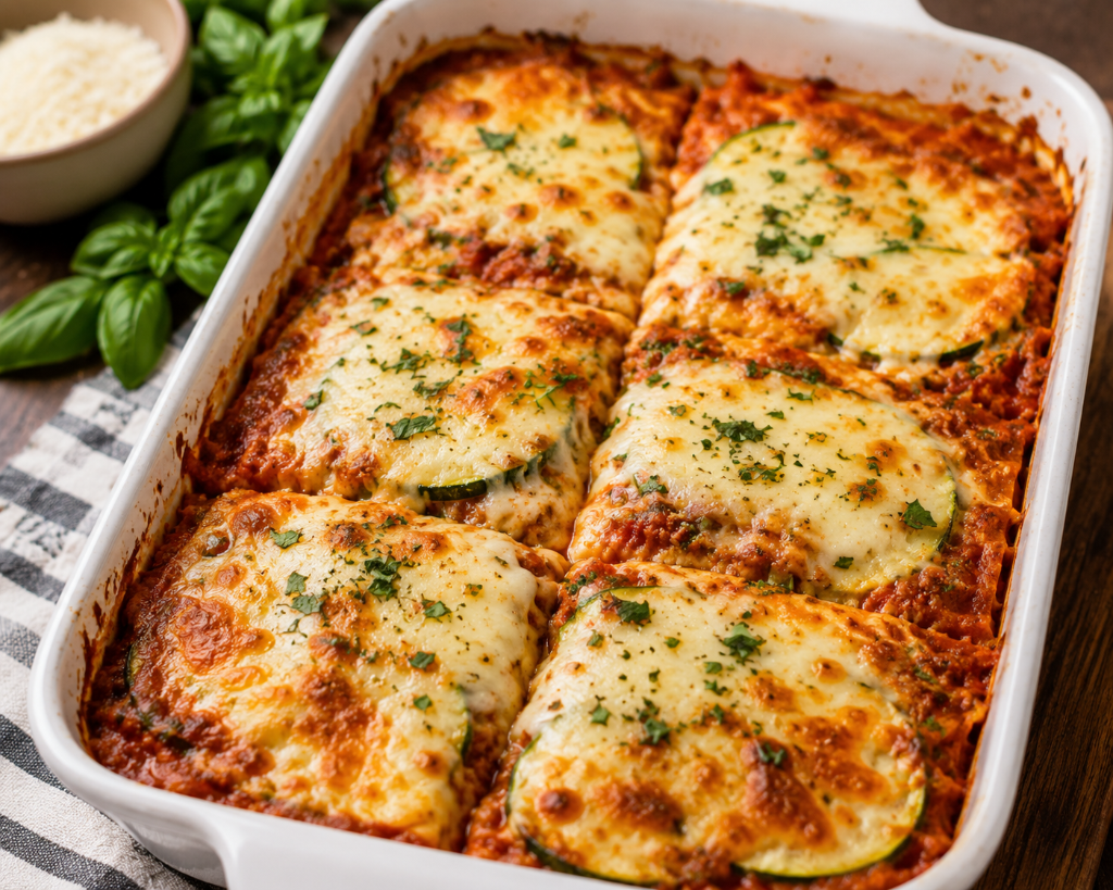 Protein Packed Zucchini Lasagna