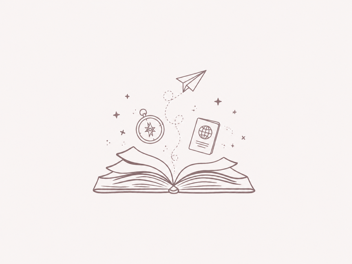 Open book illustration