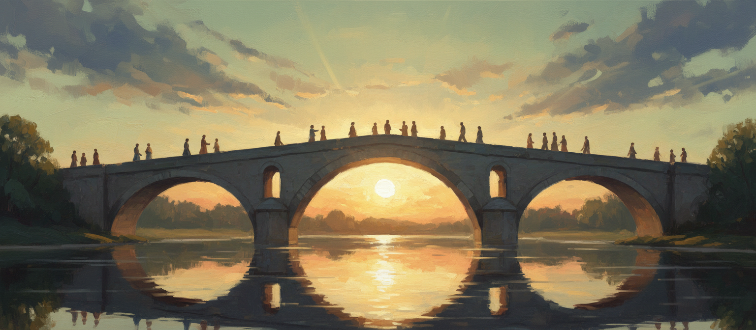 Bridge symbolizing hope and new beginnings