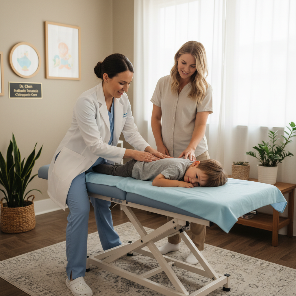 Children's Chiropractic chiropractic treatment at Wheat Chiropractic, Jefferson City MO