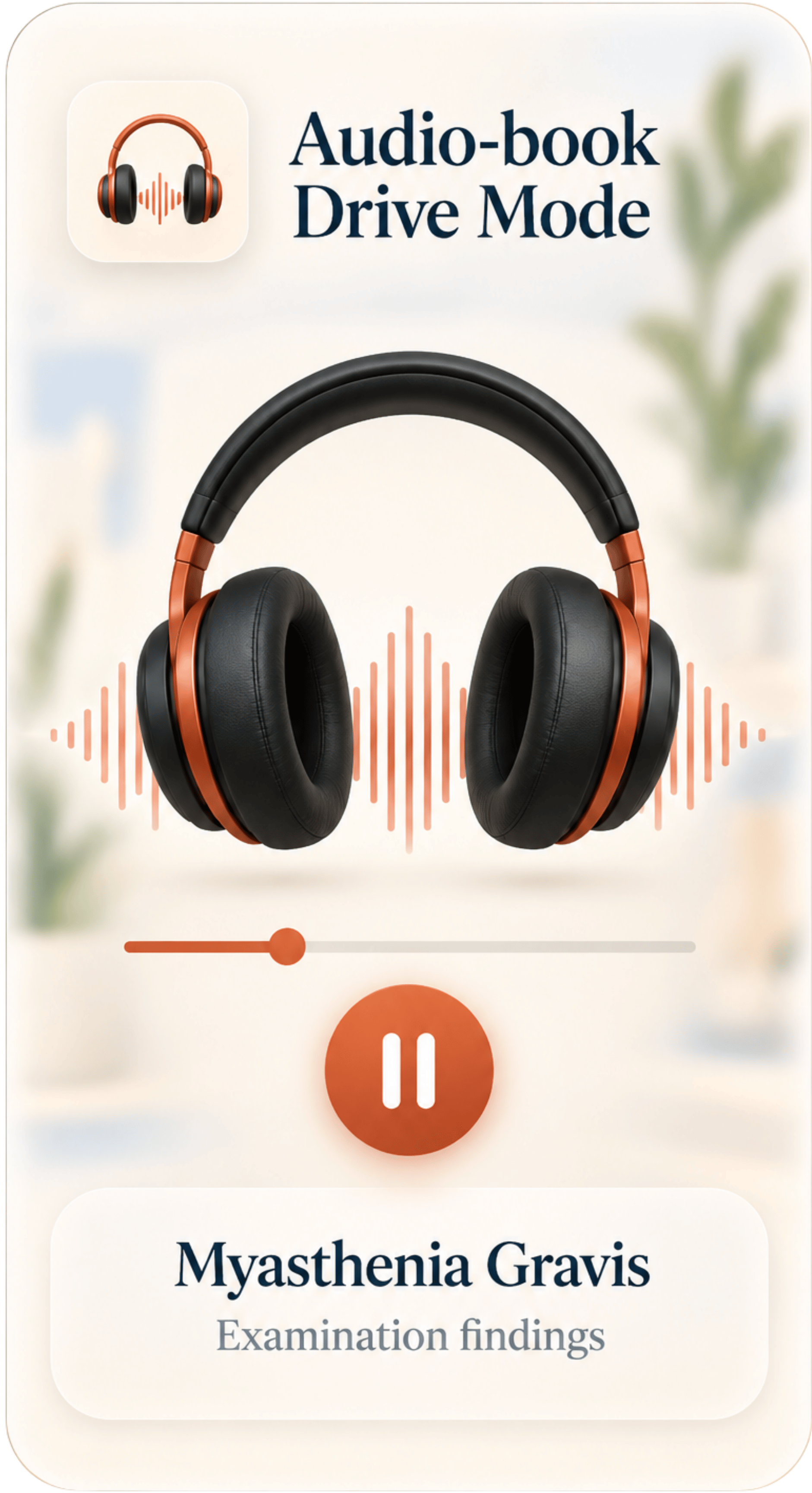 Audio-book · Drive Mode