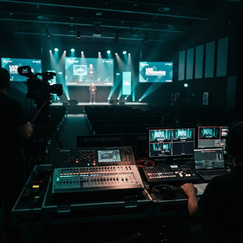 Streaming profesional para eventos corporativos en CDMX: Guía técnica