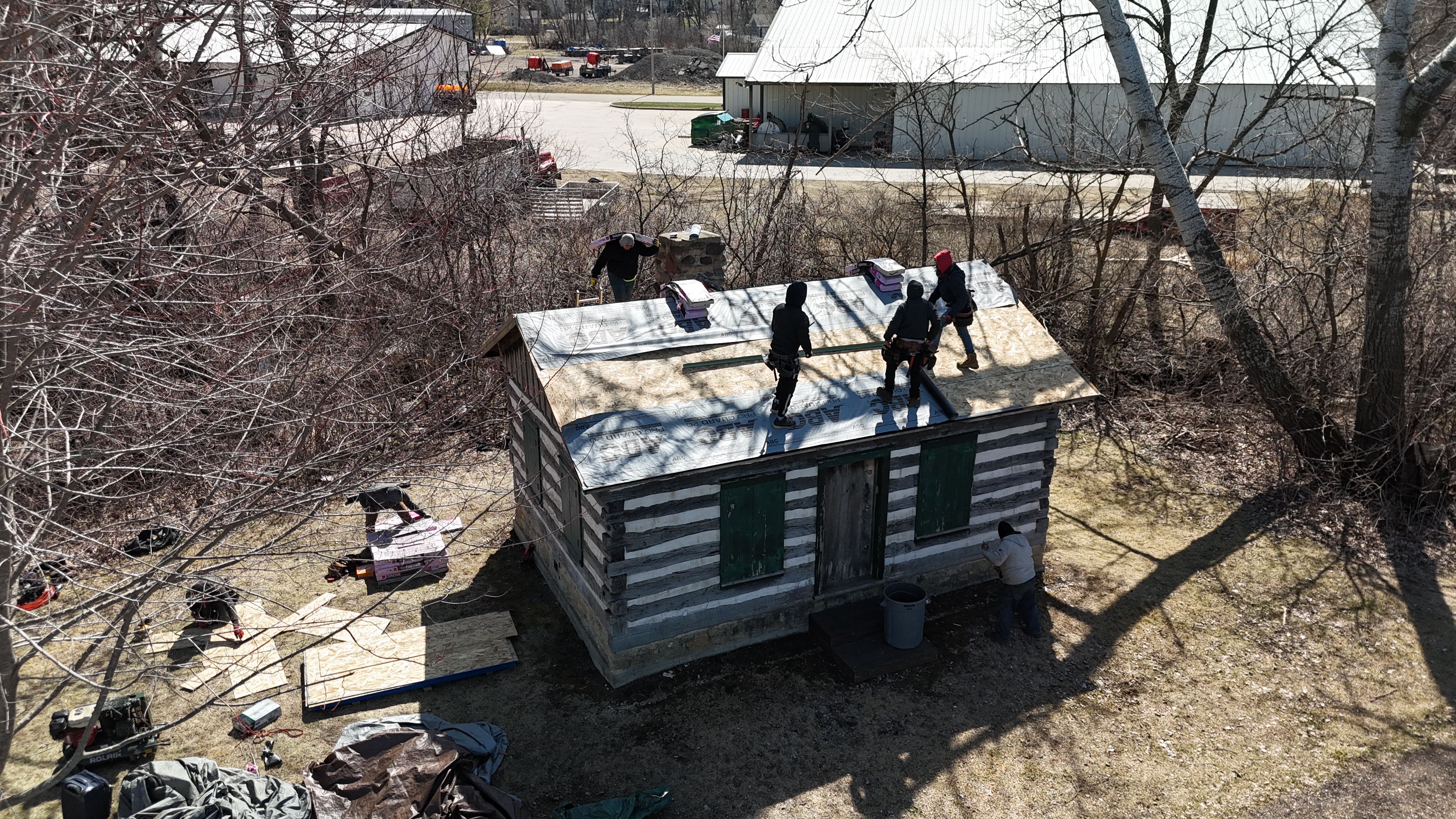 Historic Log Cabin | Roof Replacement