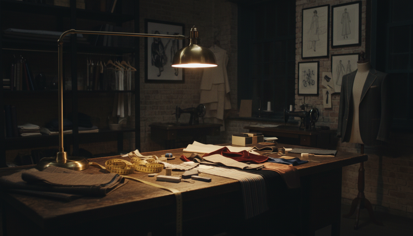Metro Tailor workshop at night