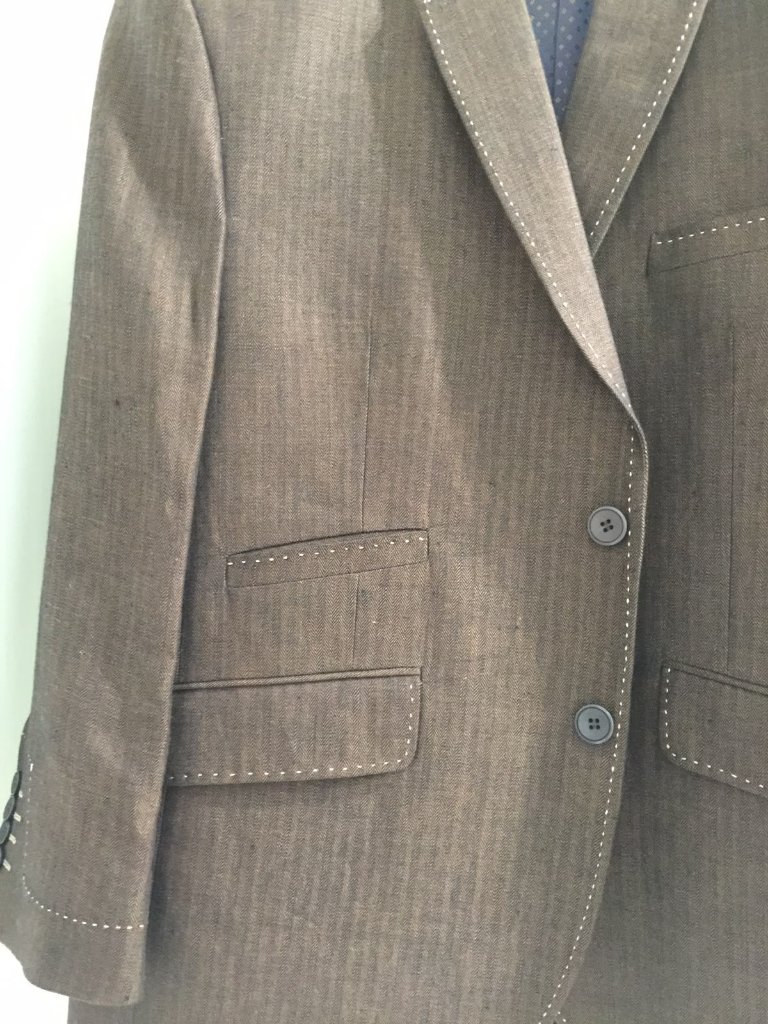 Contrast Stitch Jacket
