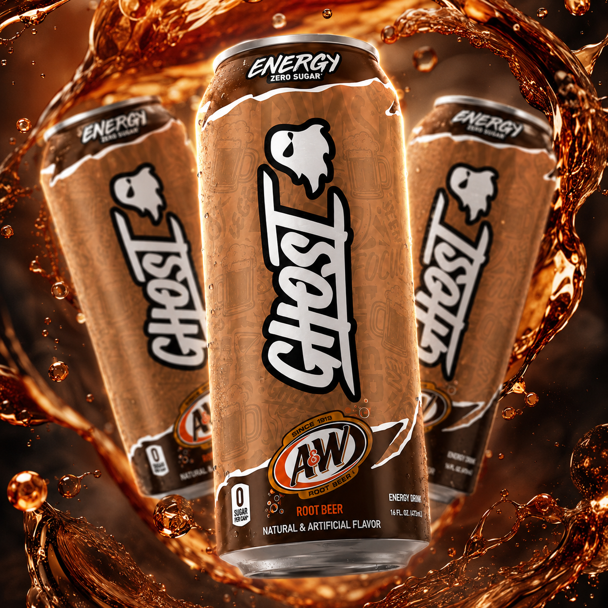 Ghost Just Turned A&W Root Beer Into an Energy Drink — And It's Launching Nationwide This Month