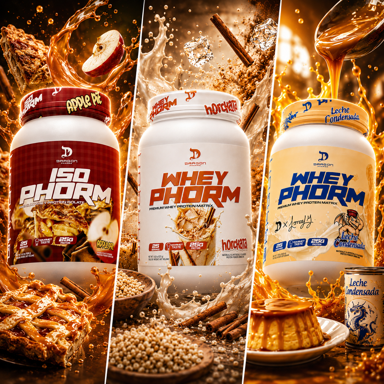 Dragon Pharma Just Dropped Three Dessert-Inspired Protein Flavors — And They're Some of Its Best Yet