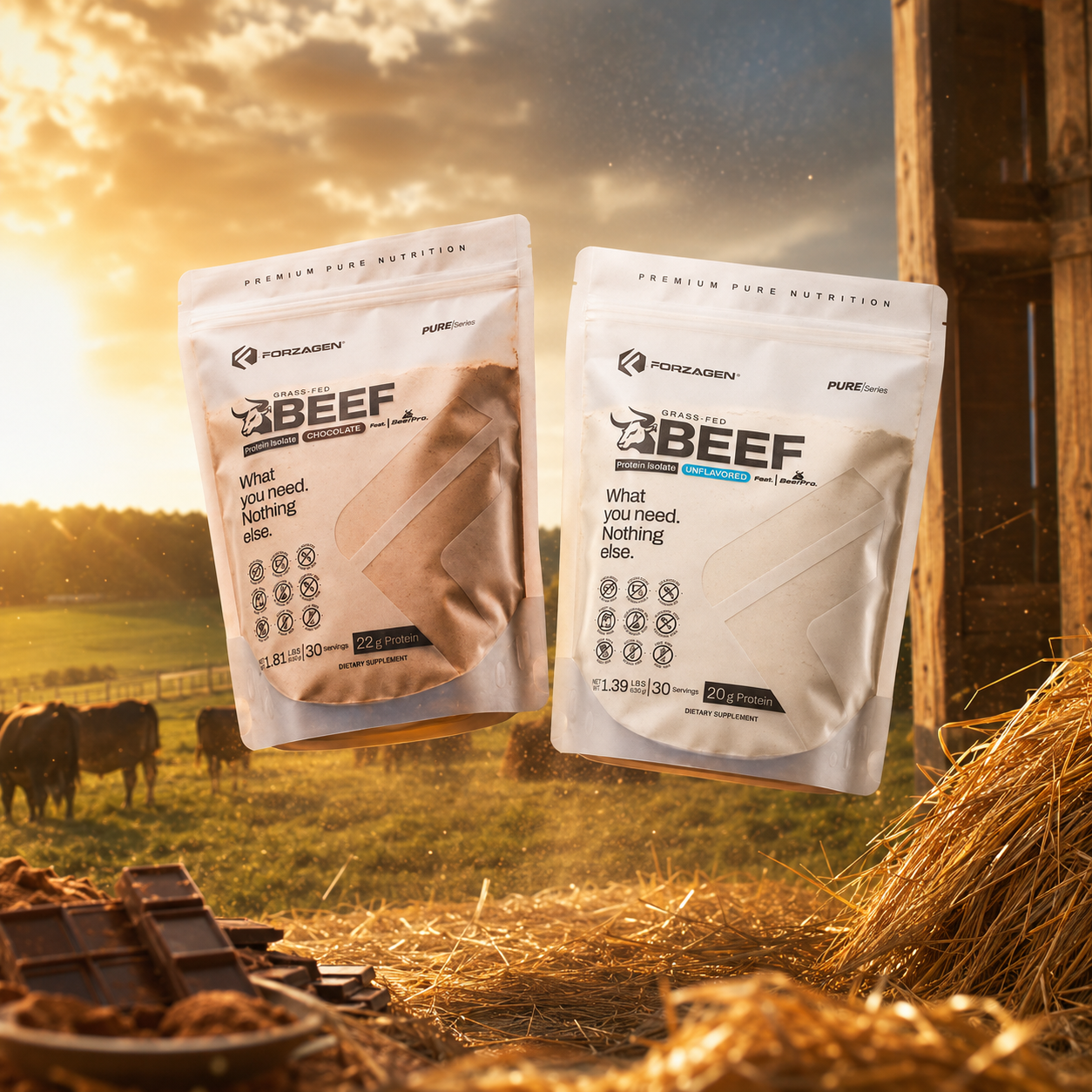 Forzagen Just Entered the Beef Protein Game With a New Grass-Fed Protein Isolate
