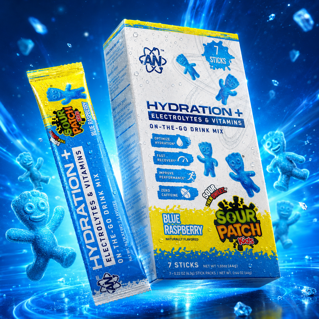 Sour Patch Kids Hydration+ Blue Raspberry