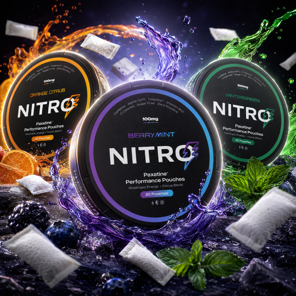 NITRO Pouches Are Coming for Energy Drinks—100MG of Caffeine in One Tiny Pouch