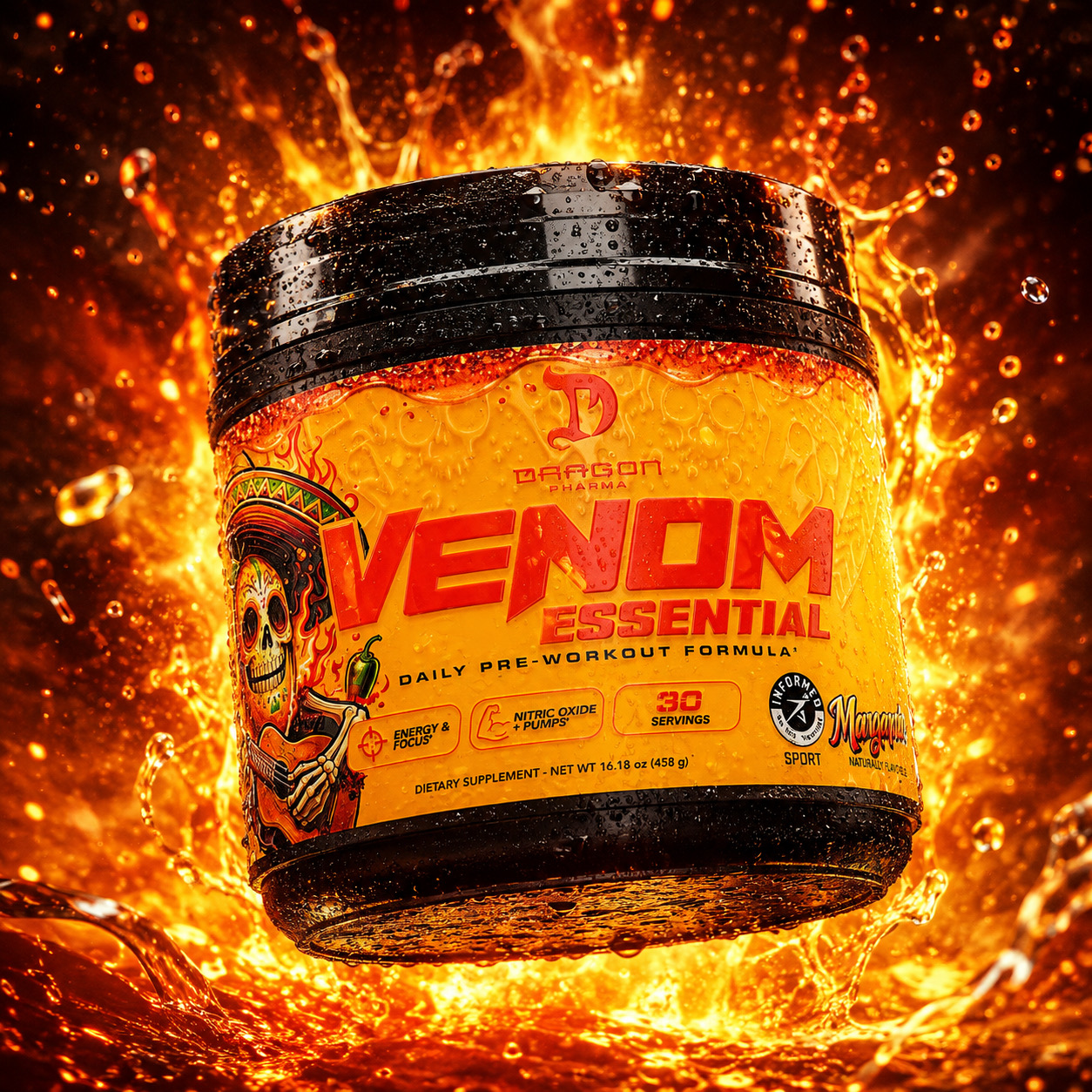 Dragon Pharma Venom Essential Mangonada Drops August 17