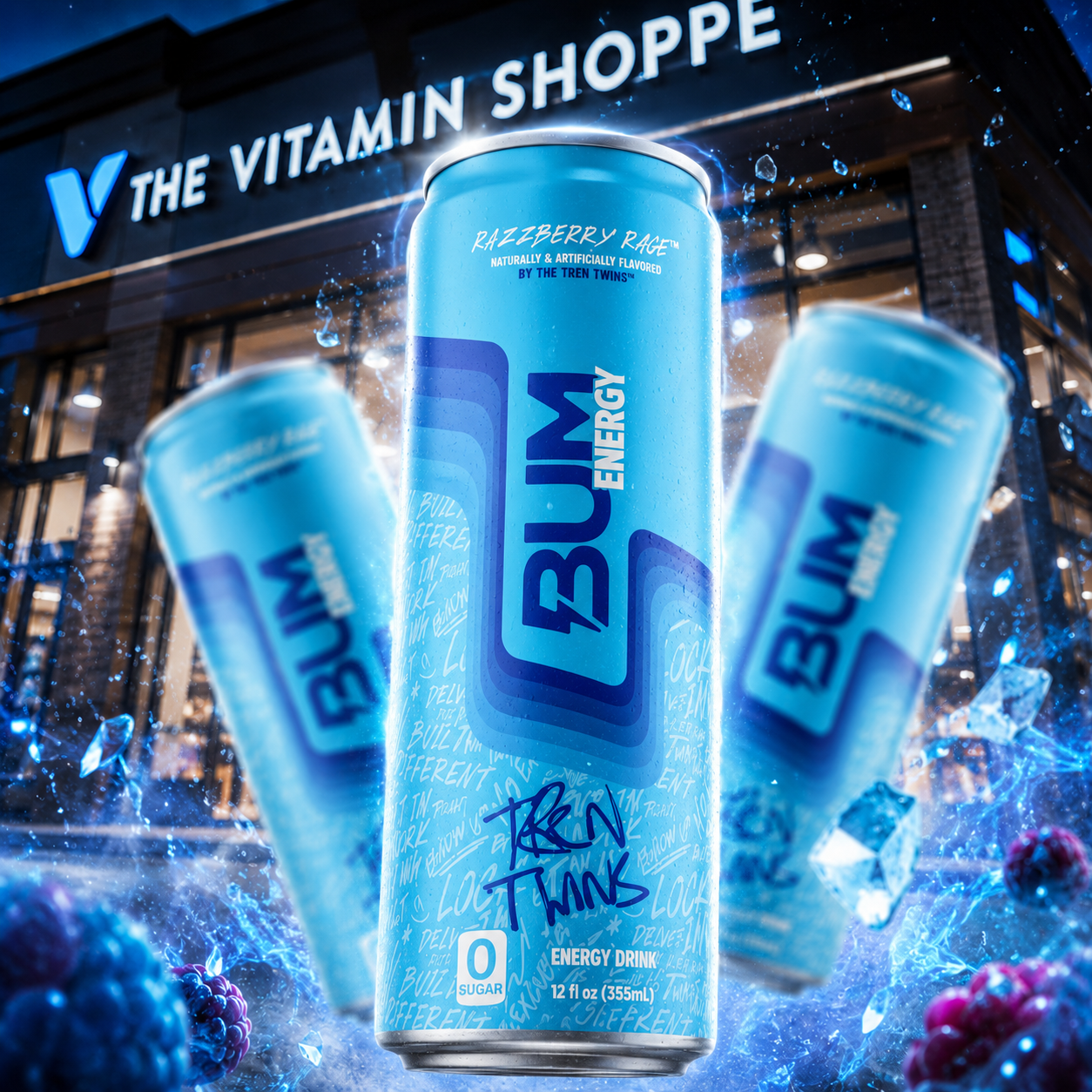 The Tren Twins Just Got Their Own BUM Energy Flavor — Meet Razzberry Rage